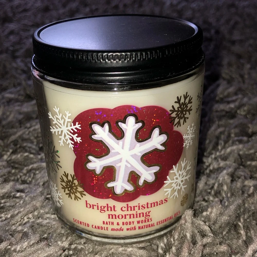 Bath & Body Works Bright Christmas Morning Candle, New